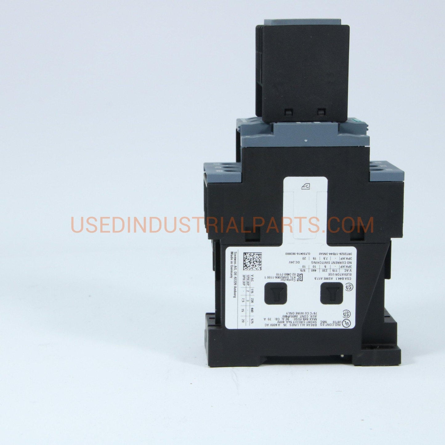 SIEMENS Contactor 3RT2026-1FB44-3MA0-Electric Components-AA-01-03-Used Industrial Parts