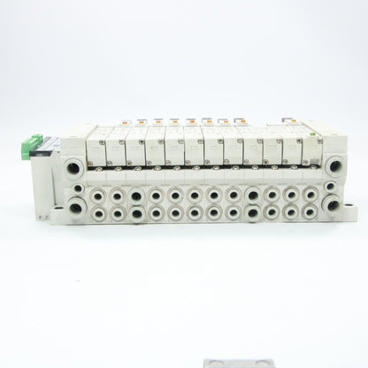 SMC Valve Block 12 station-Pneumatic-Used Industrial Parts