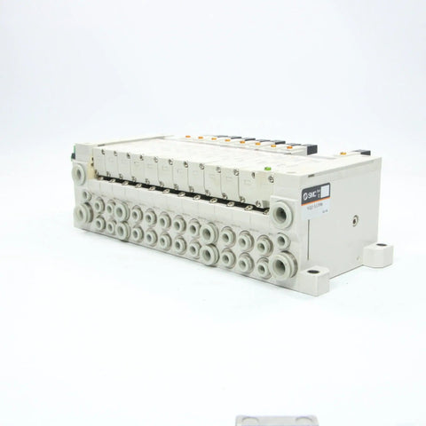 SMC Valve Block 12 station-Pneumatic-Used Industrial Parts