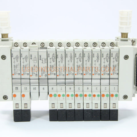 Image of SMC Valve Block 12 station VQ serie-Pneumatic-DA-03-07-Used Industrial Parts