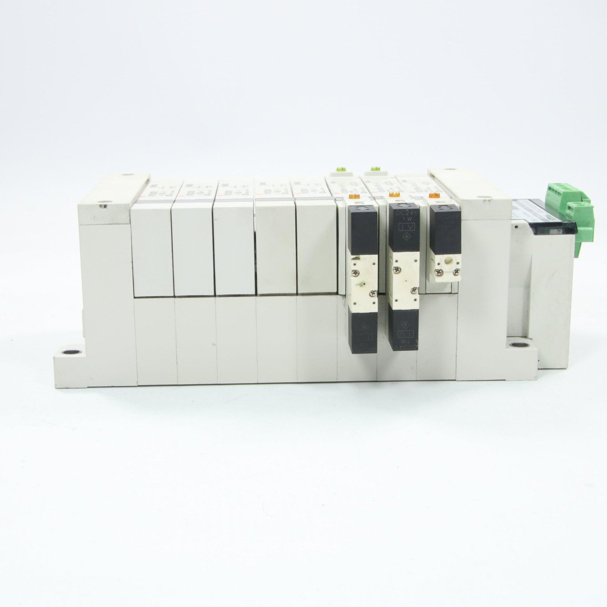 SMC Valve Block 8 station-Pneumatic-Used Industrial Parts