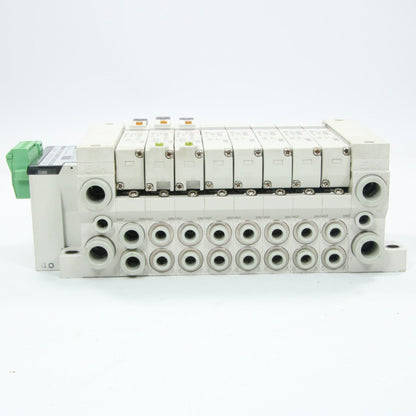 SMC Valve Block 8 station-Pneumatic-Used Industrial Parts