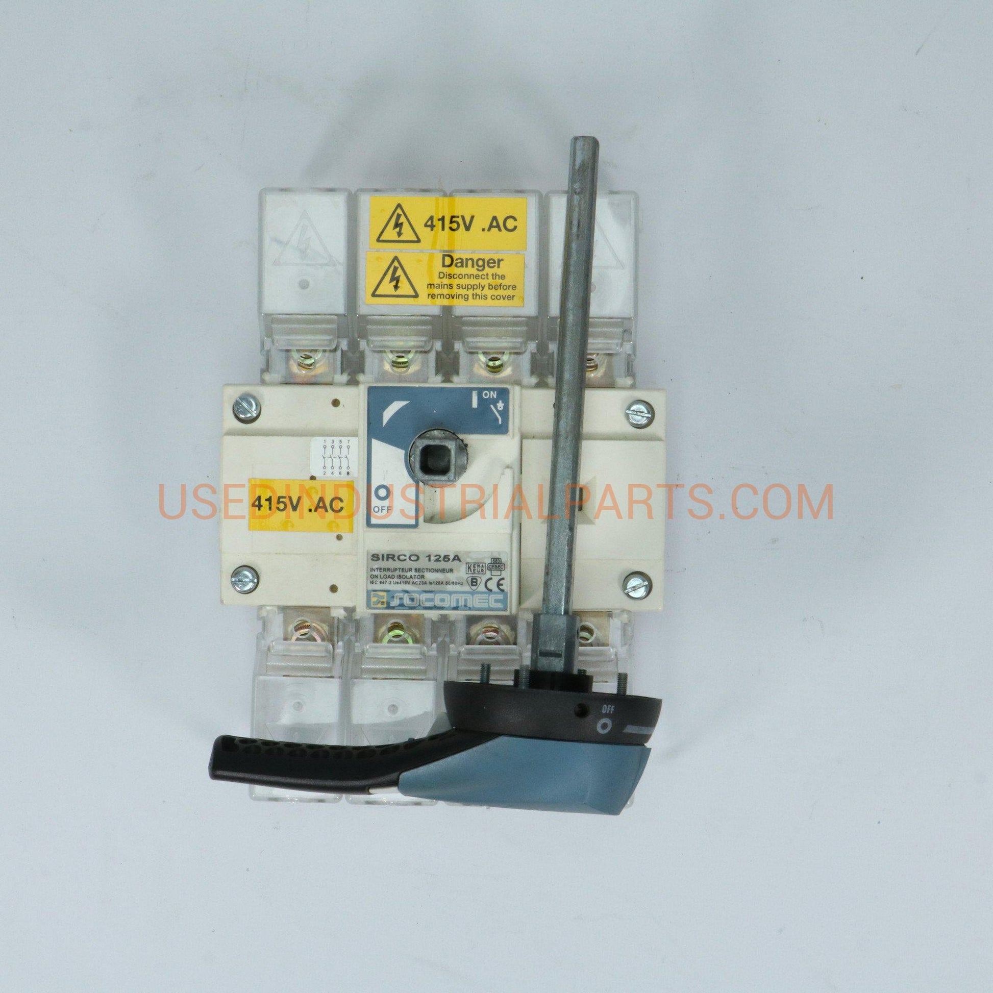 SOCOMEC SIRCO 4 POLE 125A ISOLATOR Main Switch-Electric Components-AA-07-08-Used Industrial Parts