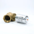 Schubert&Salzer 701004V101000 Vinklet Messingventil