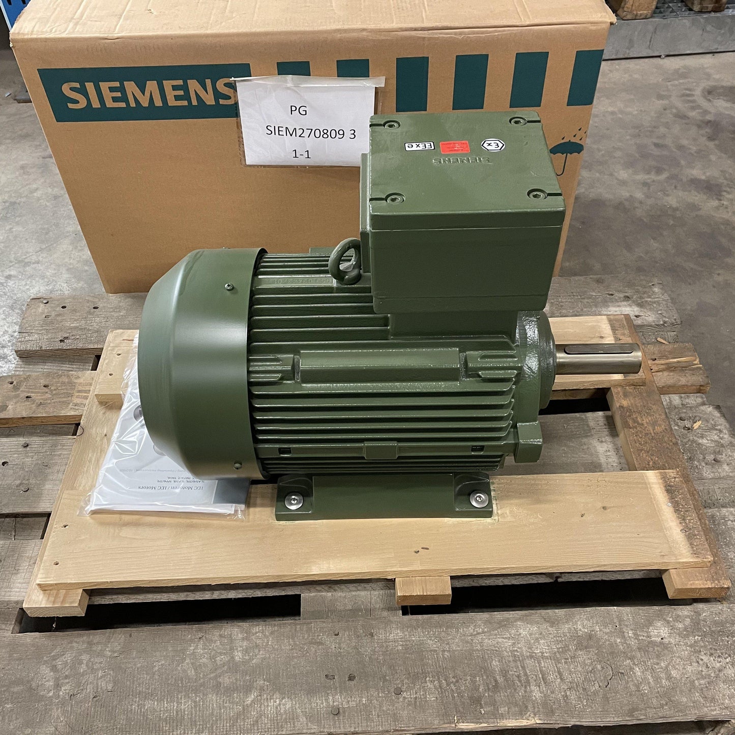 Siemens 1 MJ61666CA60-Z-Electric Motors-Used Industrial Parts