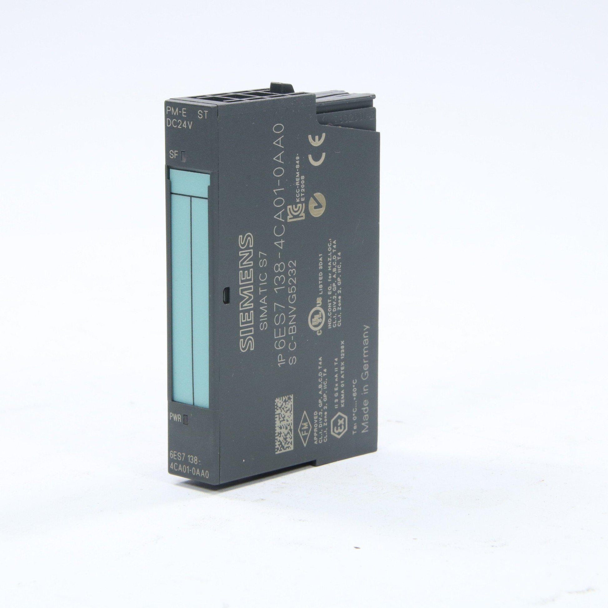 Siemens 6ES7 138-4CA01-0AA0 Power Module-Power Module-Used Industrial Parts