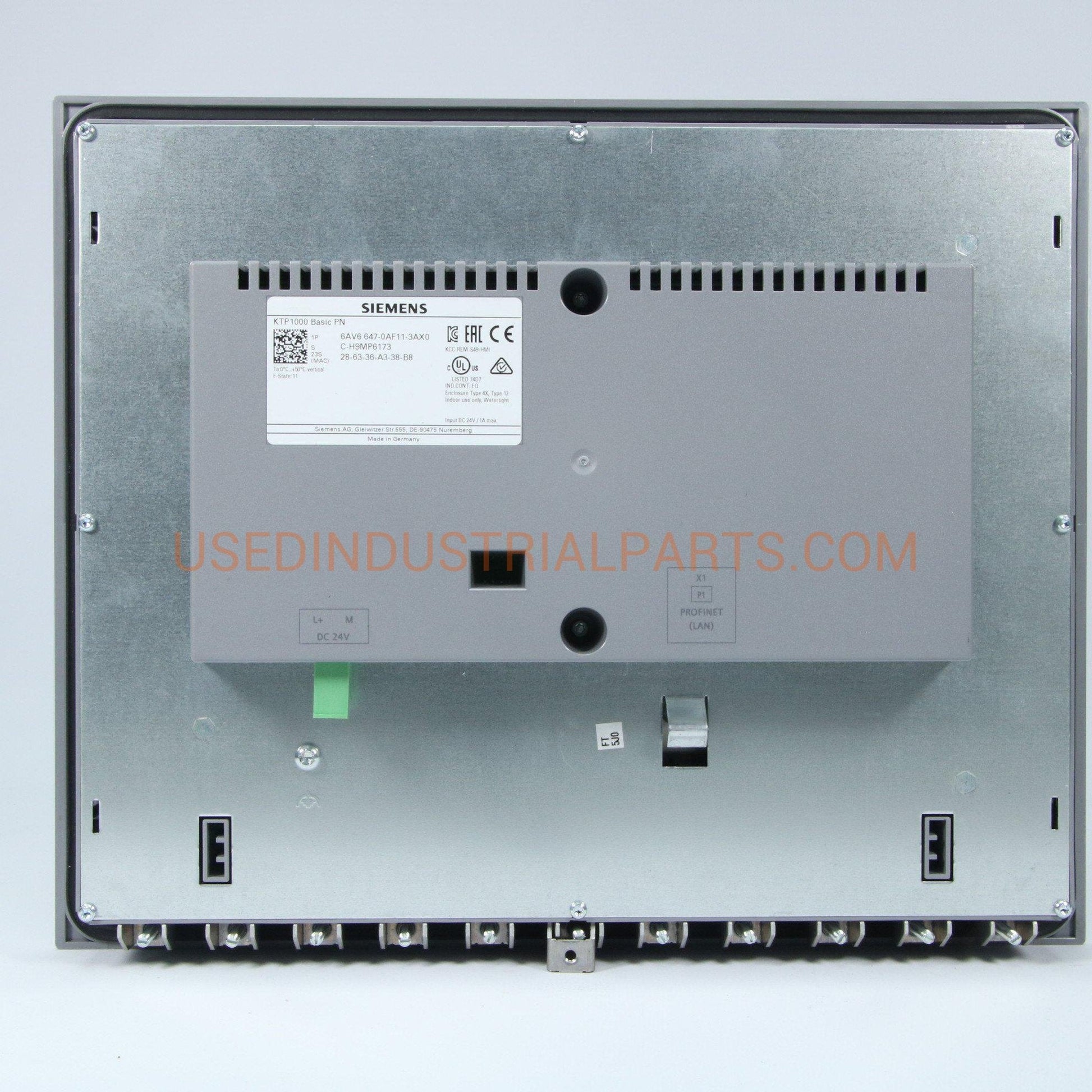 Siemens HMI 6AV6647-0AB11-3AX0 KTP1000-Electric Components-AC-01-06-Used Industrial Parts