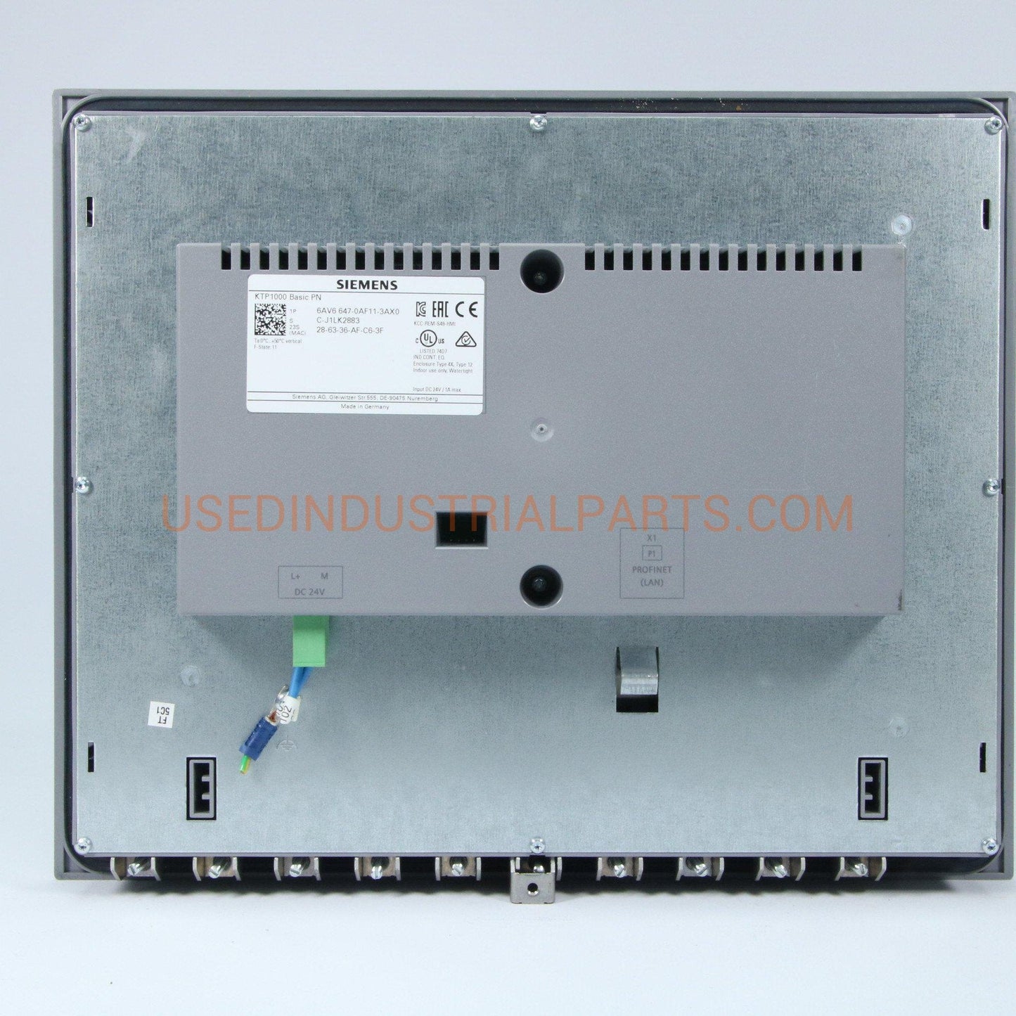 Siemens HMI 6AV6647-0AB11-3AX0 KTP1000 damaged-Electric Components-AC-01-06-Used Industrial Parts