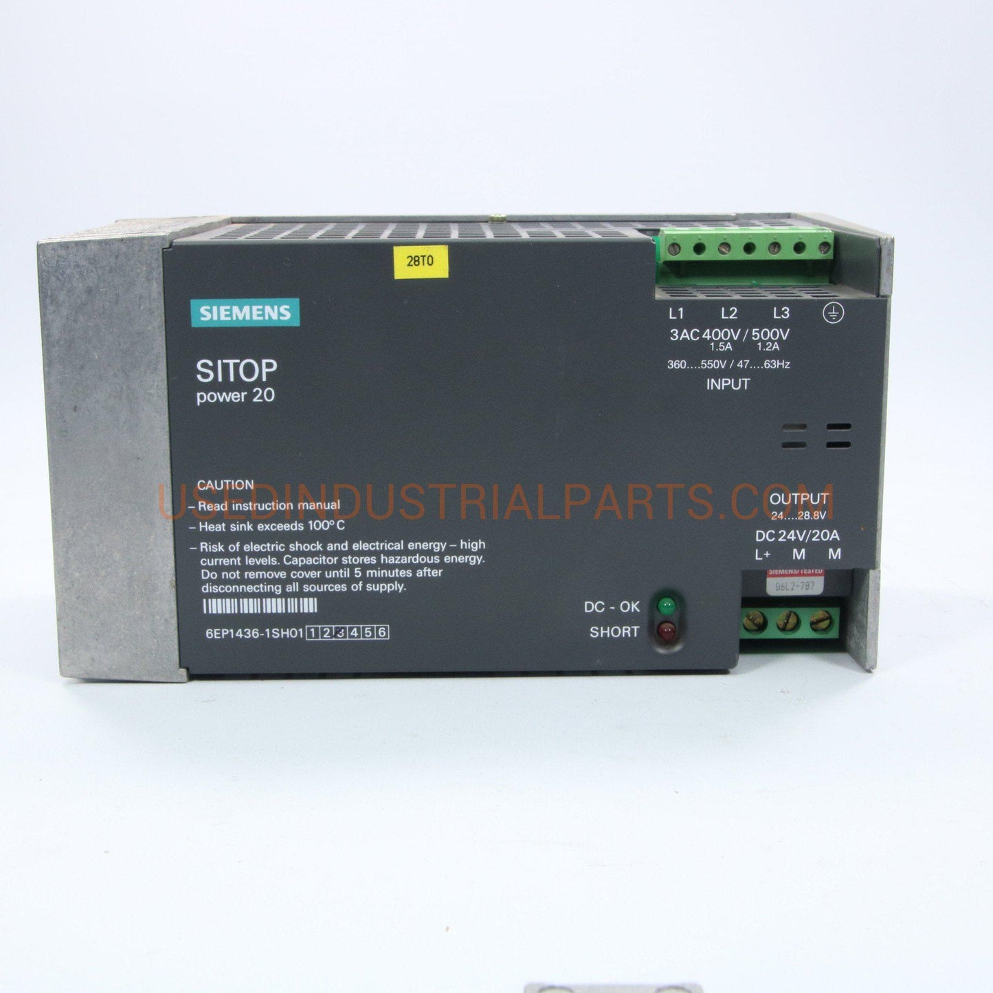 Siemens Sitop Power 20 6EP1436-1SH01 Power Supply-Power Supply-AB-02-07-Used Industrial Parts