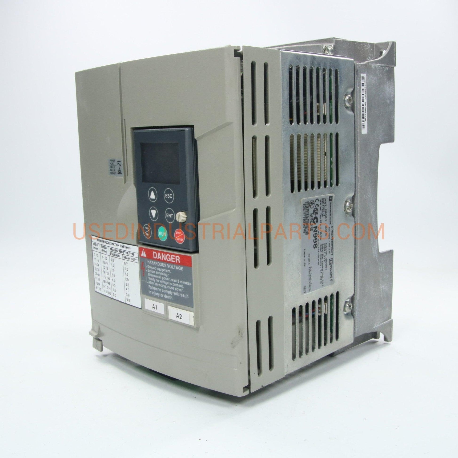 Telemecanique ATV58HU29N4 ADJUSTABLE VARIABLE SPEED DRIVE-Inverter-AA-06-08-Used Industrial Parts