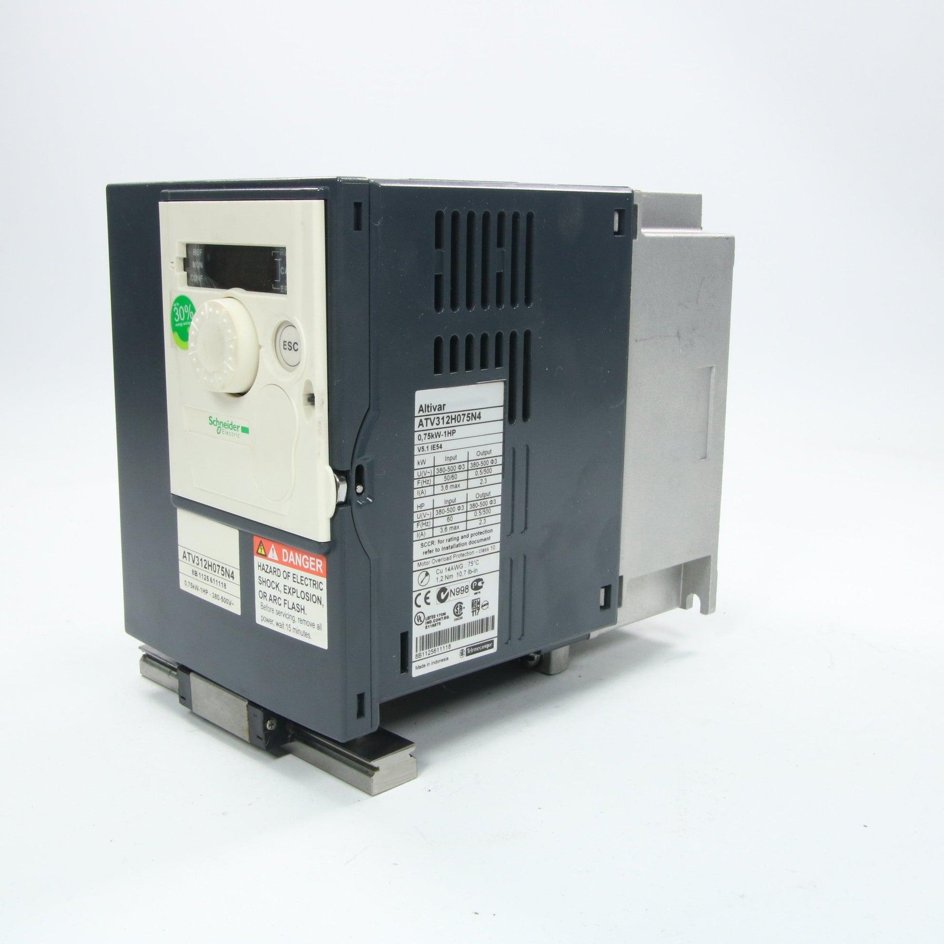 Telemecanique Altivar ATV312H075N4 ADJUSTABLE VARIABLE SPEED DRIVE-Inverter-Used Industrial Parts