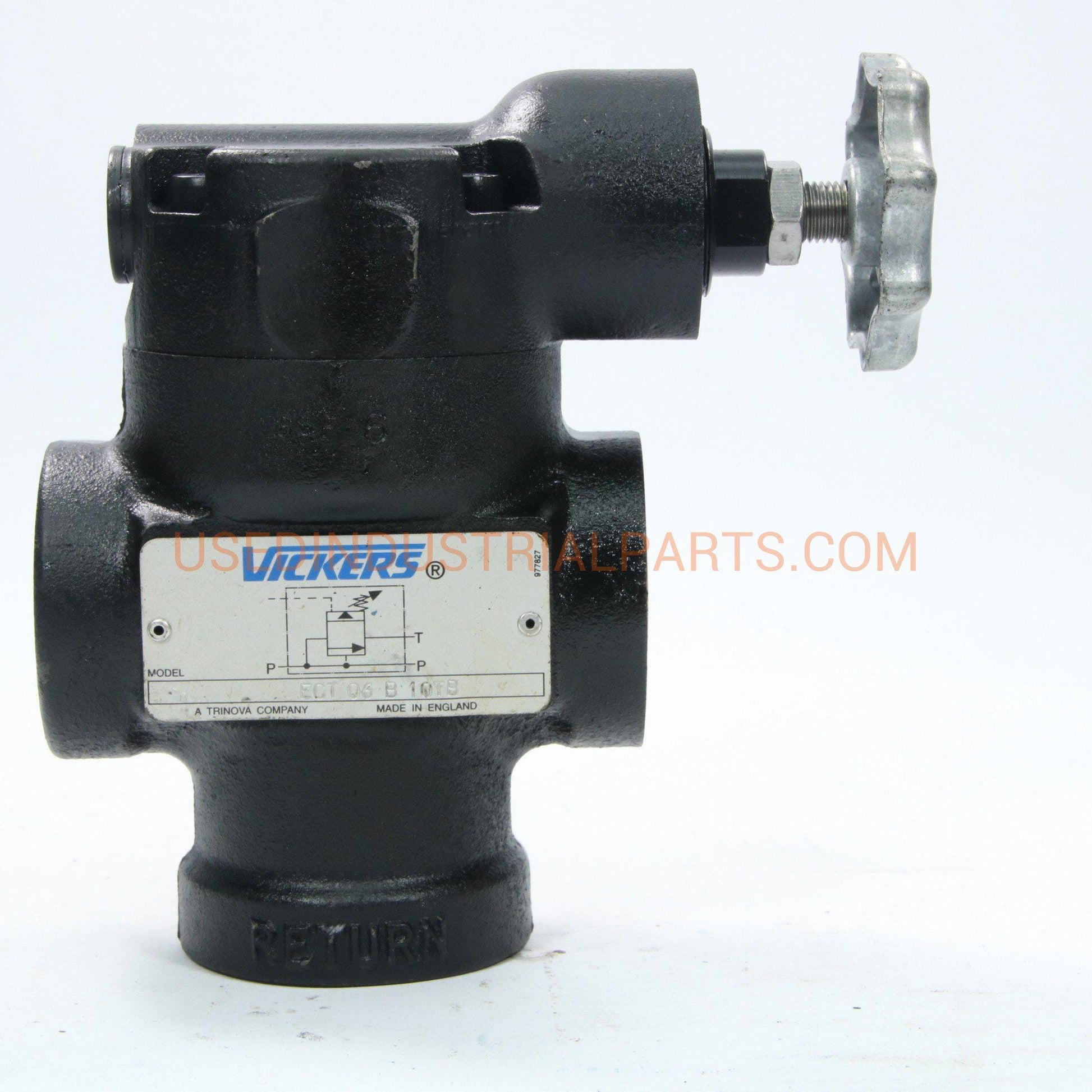 VICKERS ECT-06-B-10TB HYDRAULIC PRESSURE RELIEF VALVE-Hydraulic-BC-01-07-Used Industrial Parts