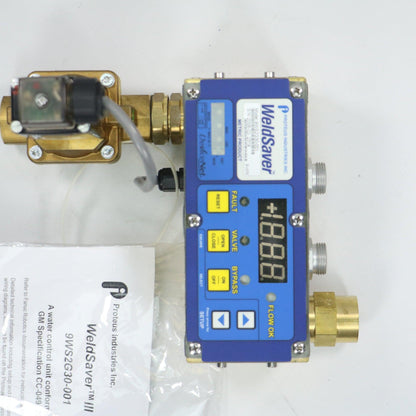 Weldsaver Fanuc / Proteus Industries inc-Flow meter-DB-05-08-6152426364366-Used Industrial Parts